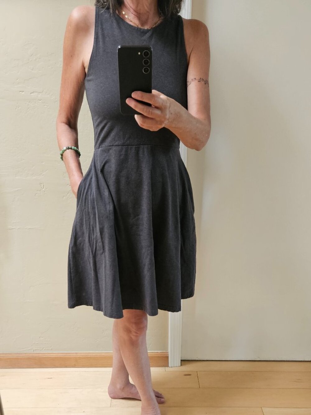 Pact Organic Cotton midi dress Size S